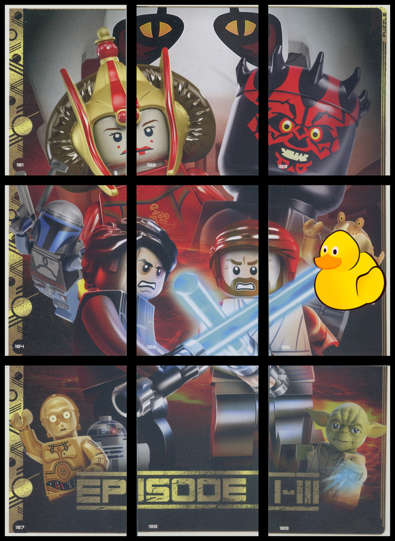 LEGO Star Wars TCC 2024 Puzzle-Paket #1 (181 - 189)