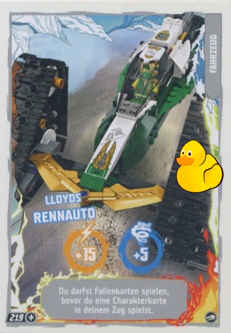LEGO Ninjago Serie 10 | #219 Lloyds Rennauto