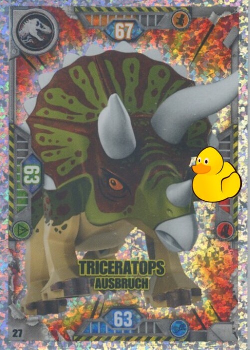 LEGO Jurassic World Serie 1 | #027 Triceratops ausbruch