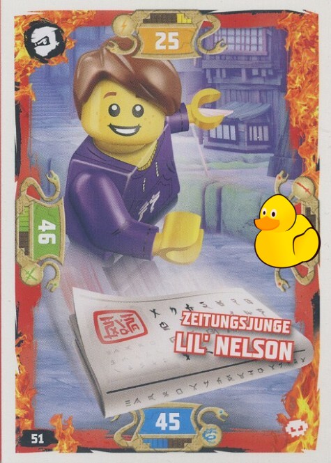 LEGO Ninjago Serie 5 | #051 Zeitungsjunge Lil‘ Nelson