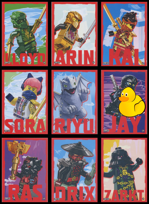 LEGO Ninjago Serie 10 Puzzle-Paket #3 (244 - 252)