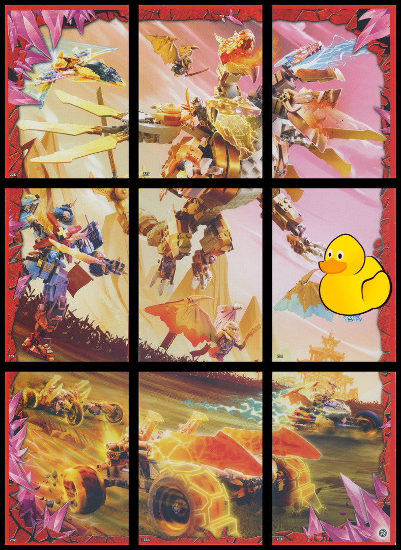 LEGO Ninjago Serie 8 Puzzle-Paket #1 (226 - 234)