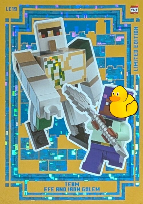 LEGO Minecraft Serie 2 | #LE019 Team Efe and Iron Golem