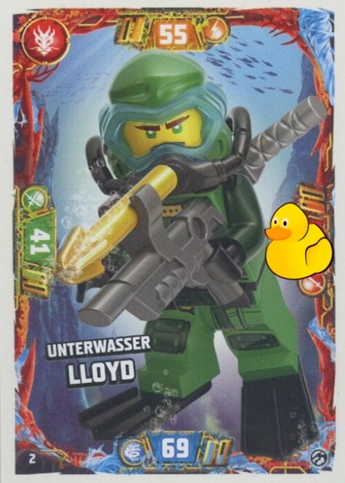 LEGO Ninjago Serie 7 | #002 Unterwasser Lloyd
