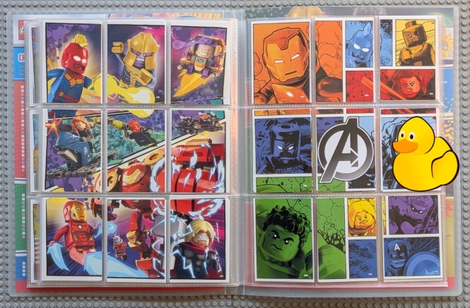 Avengers Serie 1 Sammelalbum mit allen Basiskarten (203 / 236)