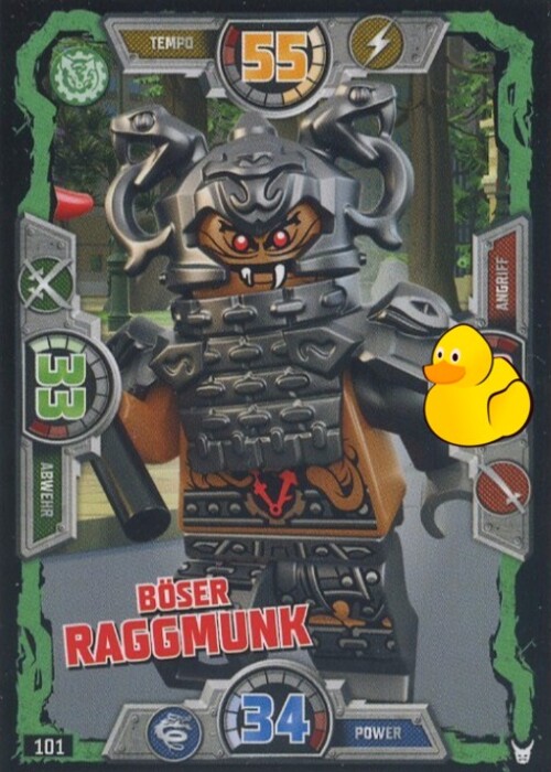 LEGO Ninjago Serie 3 | #101 Böser Raggmunk 