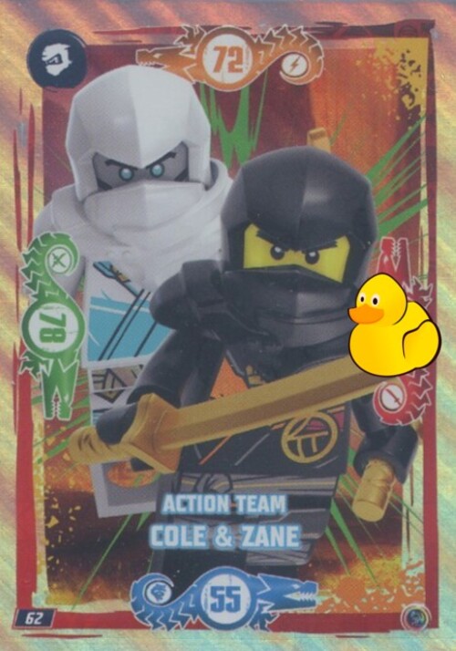 LEGO Ninjago Serie 9 | #062 Action Team Cole & Zane