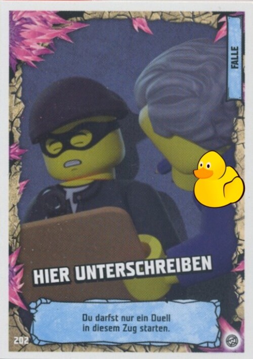LEGO Ninjago Serie 8 | #202 Hier unterschreiben