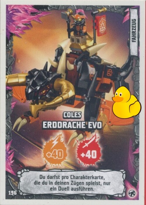 LEGO Ninjago Serie 8 Next Level | #196 Coles Erddrache EVO