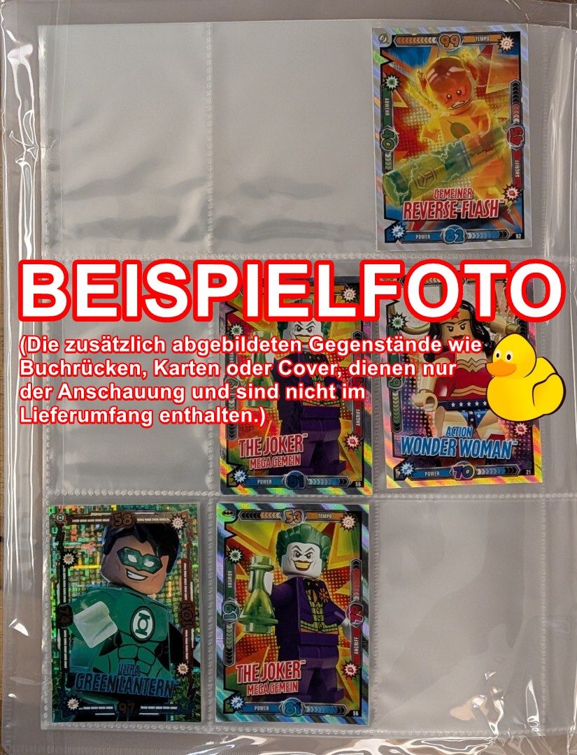 Neutrales Sammelalbum für je 9/18 Karten pro Seite (Universal)