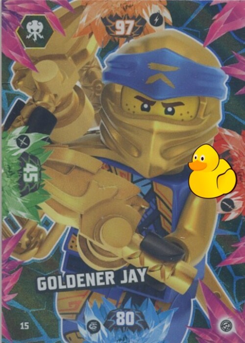LEGO Ninjago Serie 8 | #015 Goldener Jay