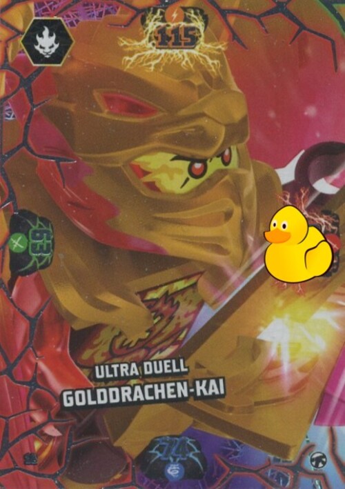 LEGO Ninjago Serie 8 Next Level | #010 Ultra Duell Golddrachen-Kai