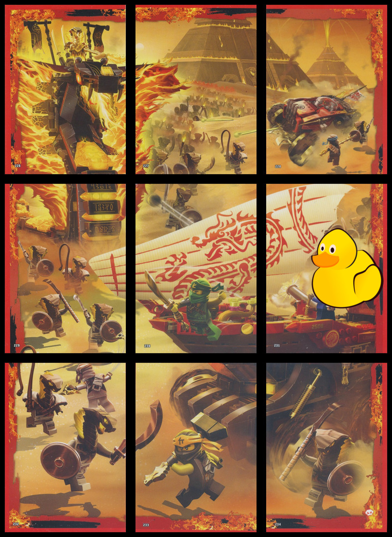 LEGO Ninjago Serie 5 Puzzle-Paket #1 (226 - 234)