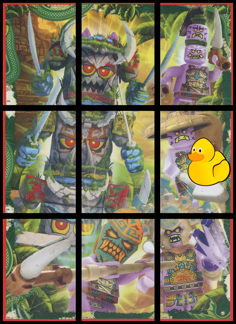 LEGO Ninjago Serie 6 Puzzle-Paket #2 (235 - 243)