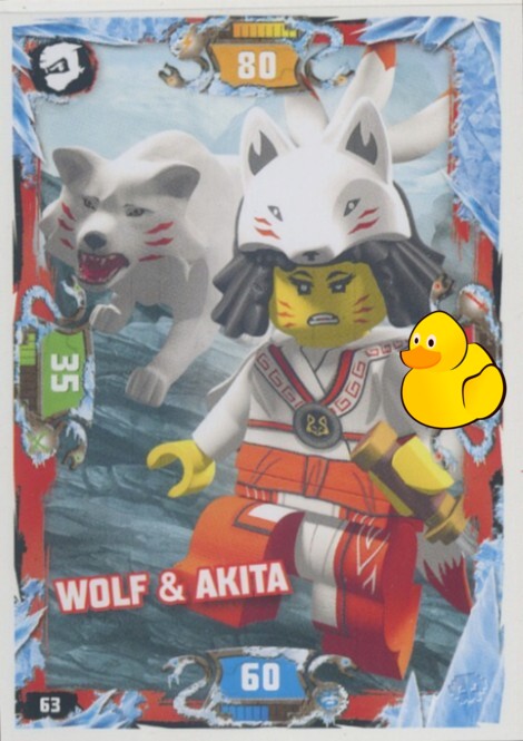 LEGO Ninjago Serie 5 | #063 Wolf & Akita 