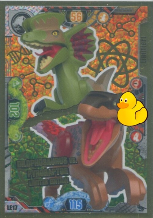 LEGO Jurassic World Serie 2 | #LE17 Dilophosaurus vs Pyroraptor