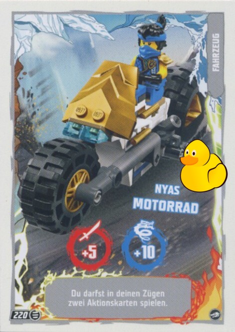 LEGO Ninjago Serie 10 | #220 Nyas Motorrad