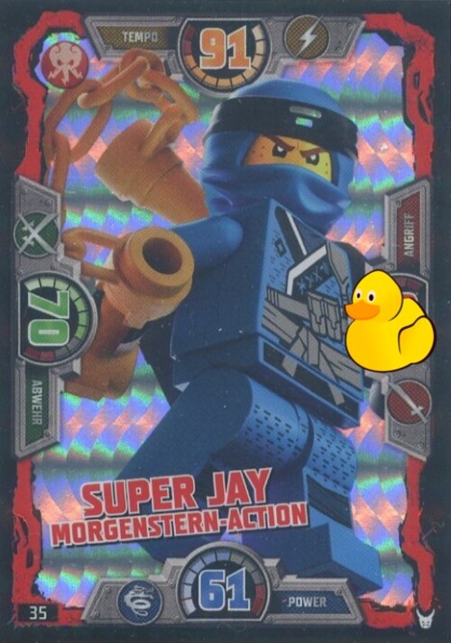 LEGO Ninjago Serie 3 | #035 Super Jay Morgenstern