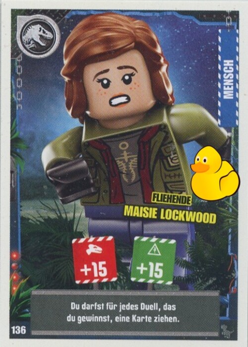 LEGO Jurassic World Serie 3 | #136 Fliehende Maisie Lockwood
