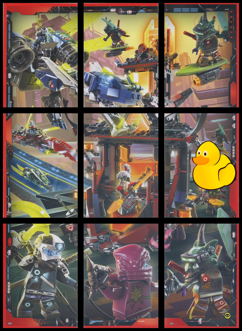 LEGO Ninjago Serie 5 Puzzle-Paket #3 (244 - 252)