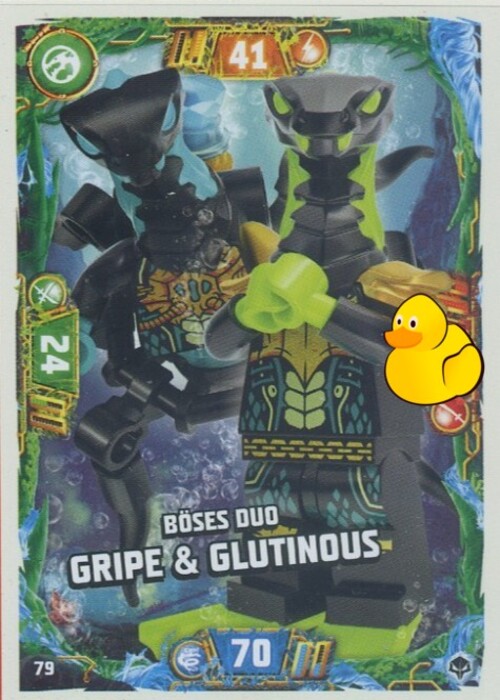 LEGO Ninjago Serie 7 Next Level | #079 Böses Duo Gripe & Glutinous
