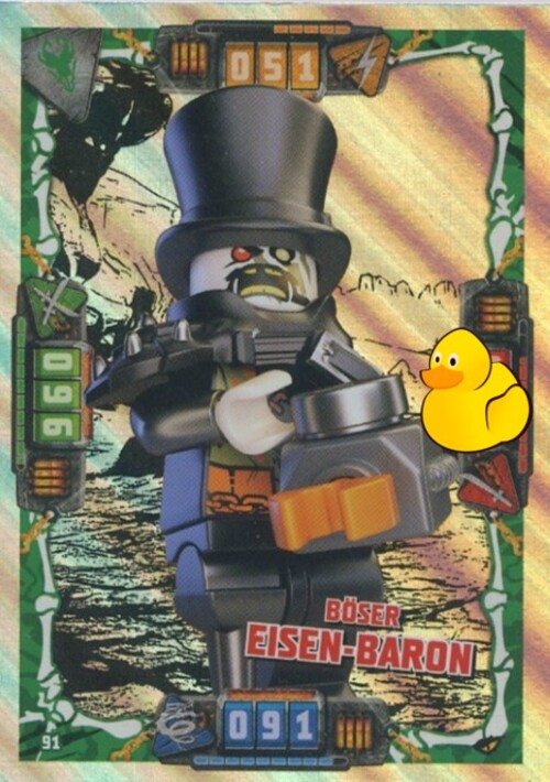 LEGO Ninjago Serie 4 | #091 Böser Eisen-Baron