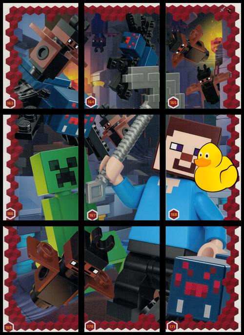 LEGO Minecraft Serie 3 Puzzle-Paket #2 (163 - 171)