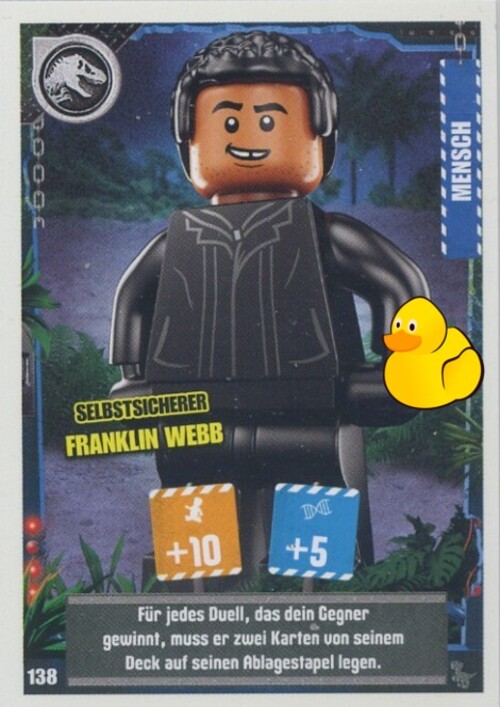 LEGO Jurassic World Serie 3 | #138 Selbstsicherer Franklin Webb