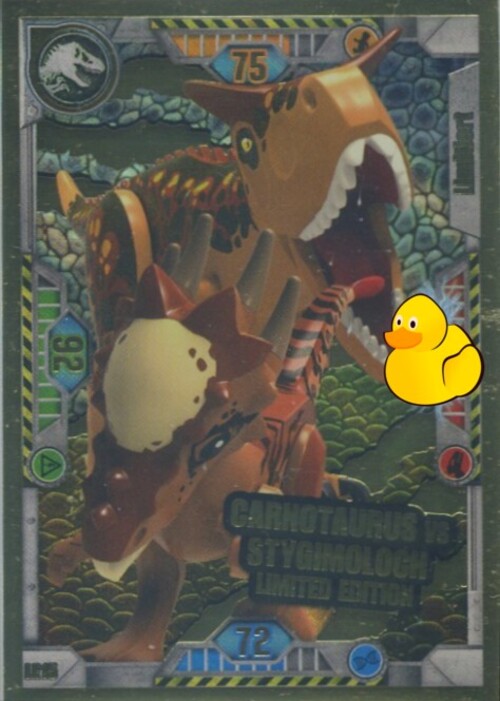 LEGO Jurassic World Serie 1 | #LE15 Carnotaurus vs Stygimoloch