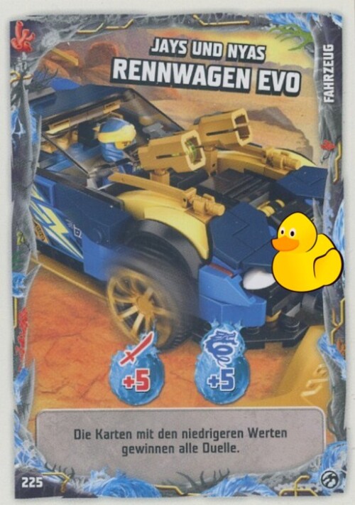LEGO Ninjago Serie 7 | #225 Jays und Nyas Rennwagen EVO