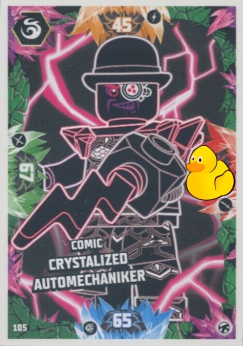 LEGO Ninjago Serie 8 Next Level | #105 Comic Crystalized Automechaniker