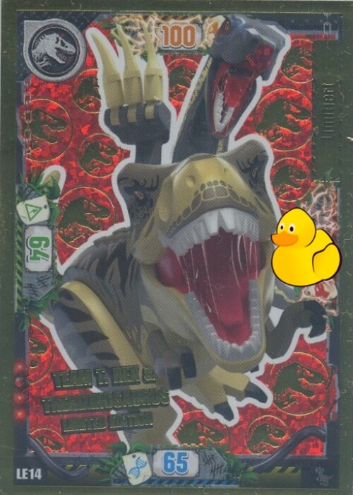 LEGO Jurassic World Serie 3 | #LE14 T. Rex & Therizinosaurus