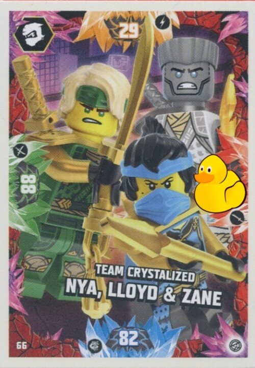 LEGO Ninjago Serie 8 | #066 Team Crystalized Nya, Lloyd & Zane
