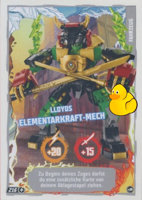 LEGO Ninjago Serie 10 | #216 Lloyds Elementarkraft-Mech