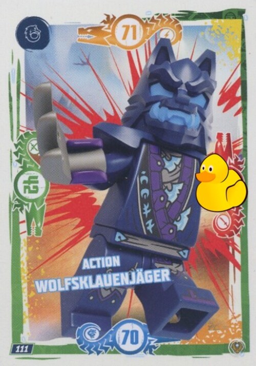 LEGO Ninjago Serie 9 Next Level  | #111 Action Wolfsklauenjäger