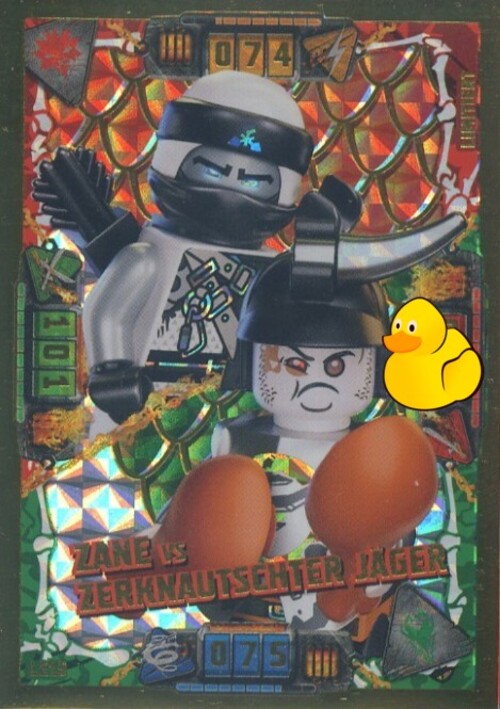 LEGO Ninjago Serie 4 | #LE015 Zane vs Zerknautschter Jäger 