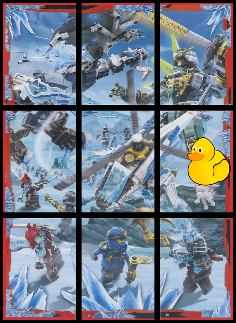 LEGO Ninjago Serie 5 Puzzle-Paket #2 (235 - 243)