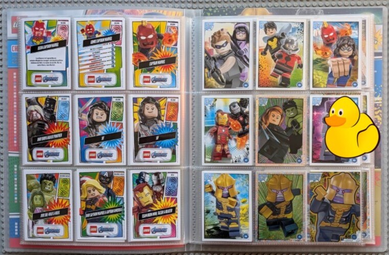Avengers Serie 1 Sammelalbum mit allen Basiskarten (203 / 236)