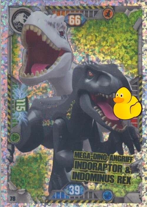 LEGO Jurassic World Serie 1 | #078 Mega-Dino-Angriff Indoraptor & Indominus Rex