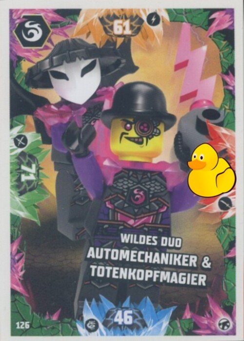 LEGO Ninjago Serie 8 Next Level | #126 Wildes Duo Automechaniker & Totenkopfmagier