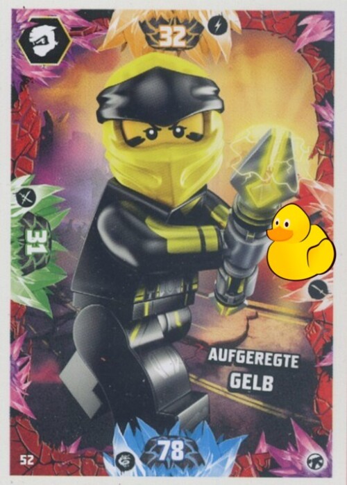 LEGO Ninjago Serie 8 Next Level | #052 Aufgeregte Gelb