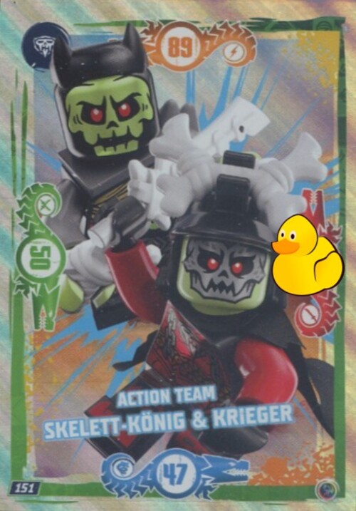 LEGO Ninjago Serie 9 | #151 Action Team Skelett-König & Krieger