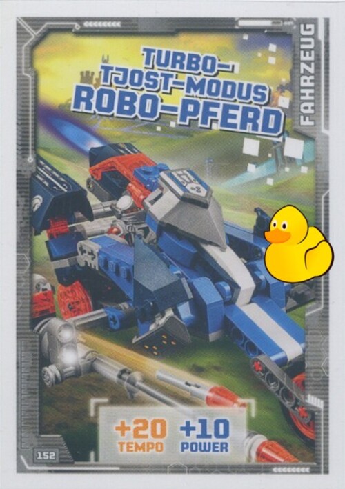 LEGO Nexo Knights Serie 1 | #152 Robo-Pferd (Turbo-Tjost)