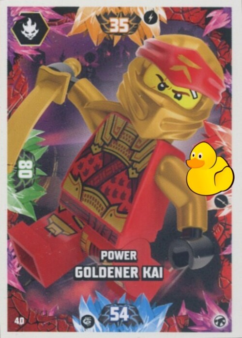 LEGO Ninjago Serie 8 Next Level | #040 Power Goldener Kai