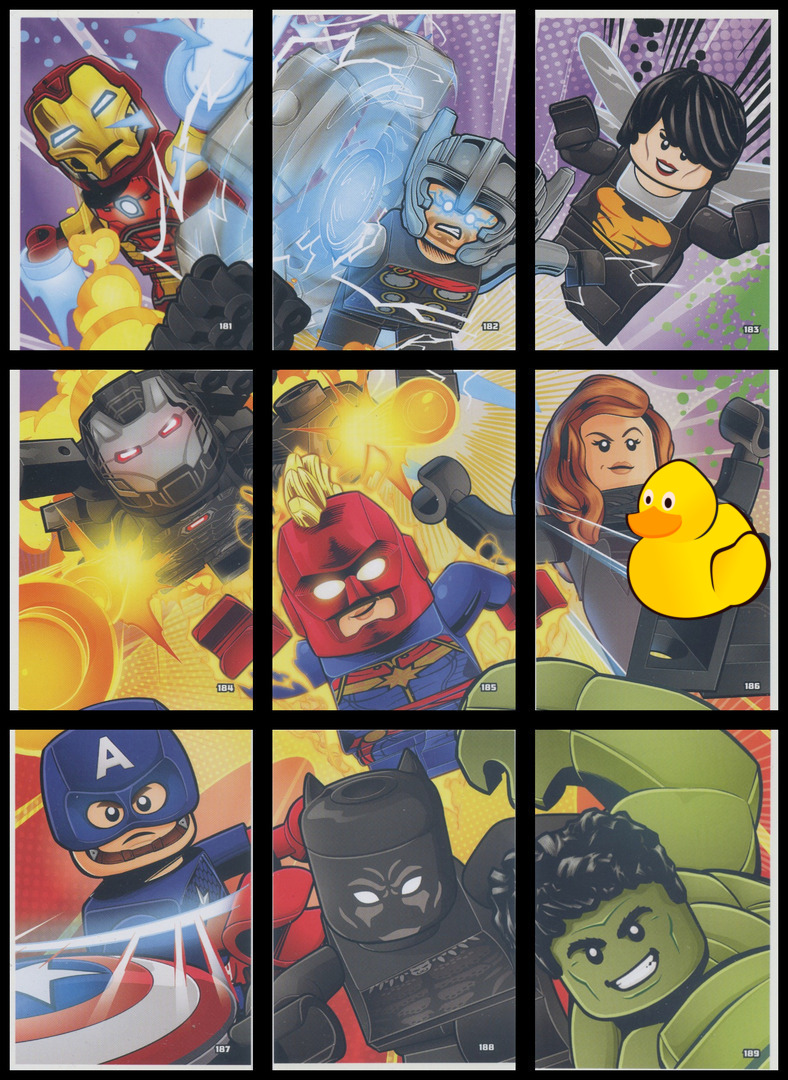 LEGO Avengers Serie 1 Puzzle-Paket #4 (181 - 189)