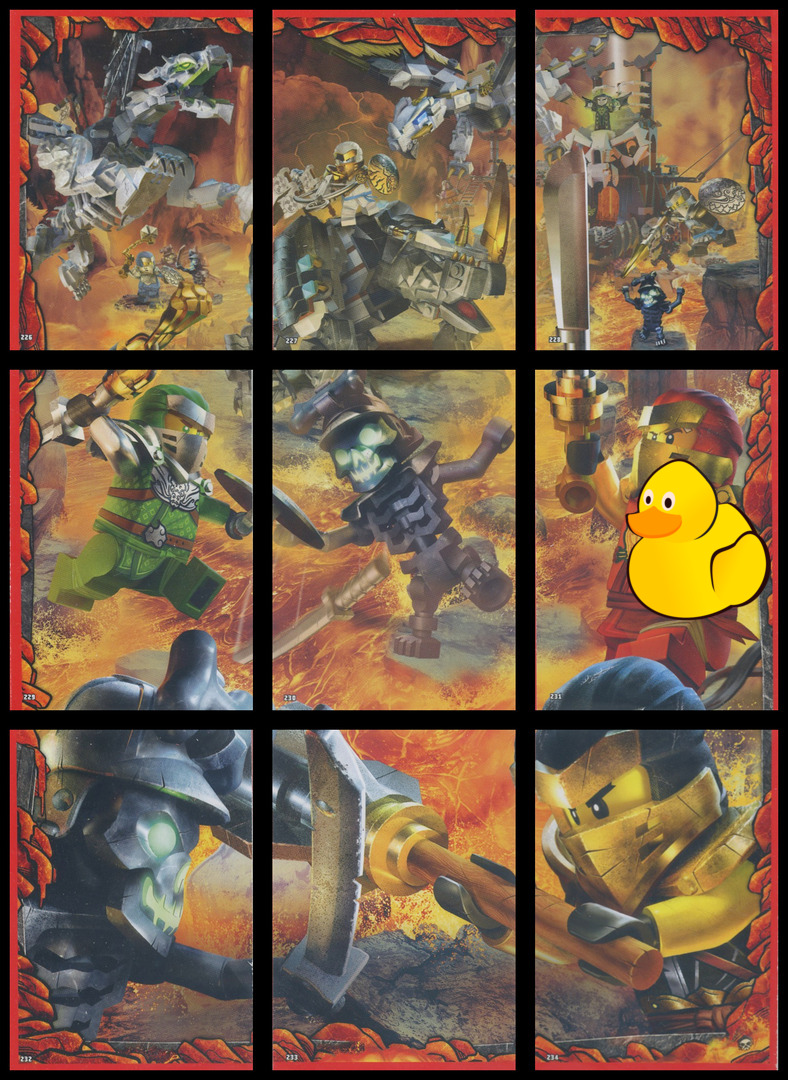 LEGO Ninjago Serie 6 Puzzle-Paket #1 (226 - 234)