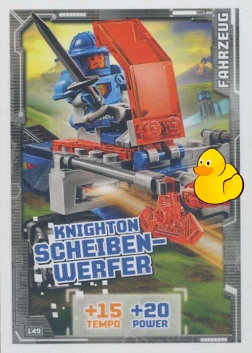 LEGO Nexo Knights Serie 1 | #149 Knighton Scheiben-Werfer
