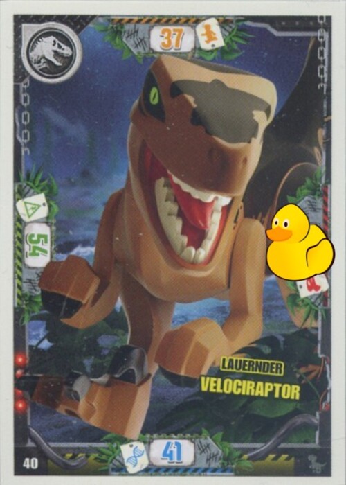 LEGO Jurassic World Serie 3 | #040 Lauernder Velociraptor