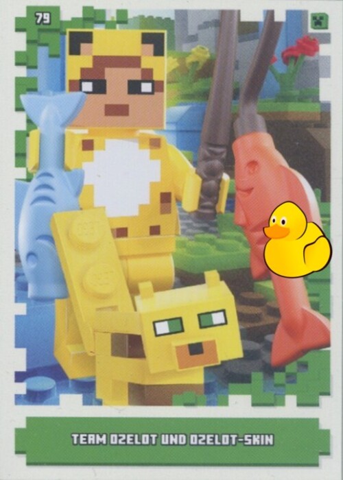 LEGO Minecraft Serie 1 | #079 Team Ozelot und Ozelot-Skin