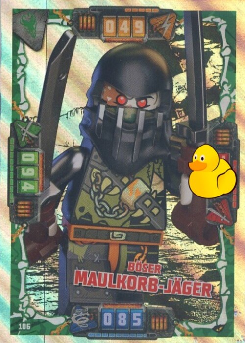 LEGO Ninjago Serie 4 | #106 Böser Maulkorb-Jäger